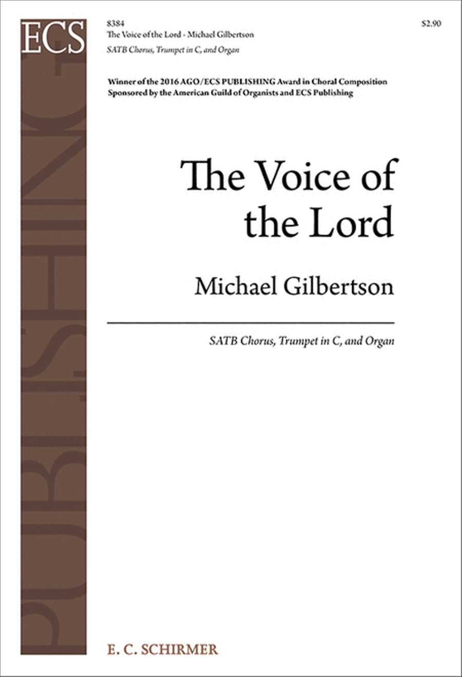 The Voice of the Lord 4-Part scores gallery preview page 1