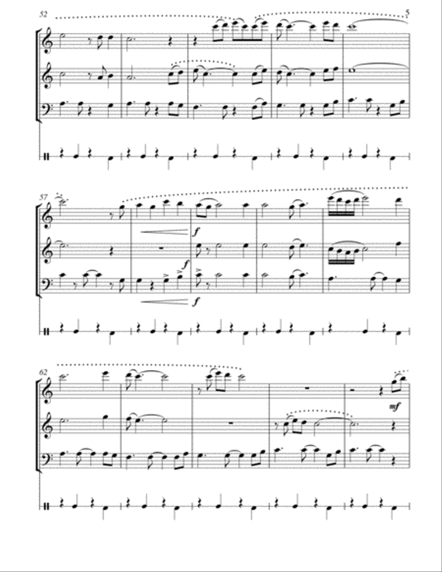 Stand By Me Stand By Me Woodwind Trio scores gallery preview page 6