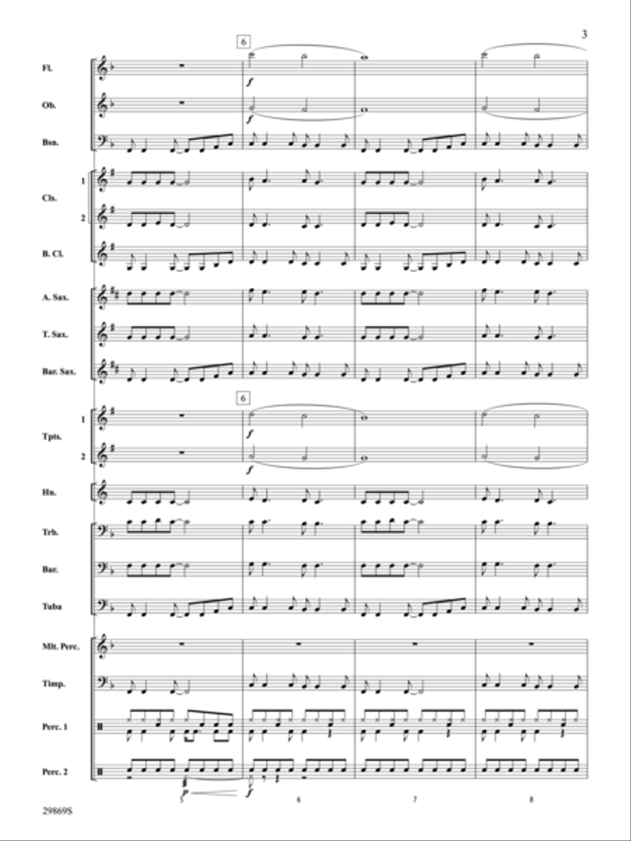 All Summer Long Concert Band scores gallery preview page 3
