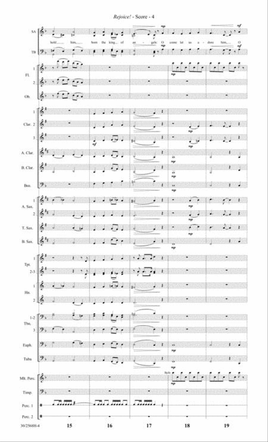 Rejoice! - Concert Band Score/Parts Concert Band scores gallery preview page 5