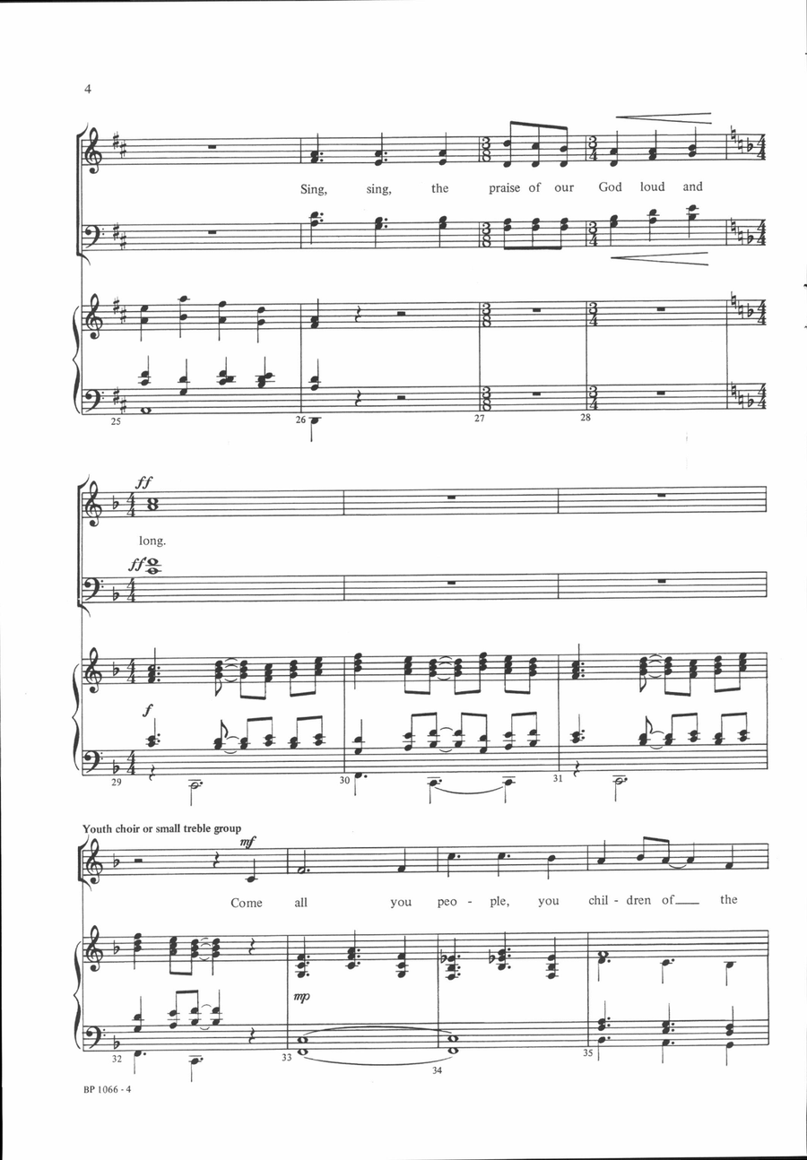 A Celebration 4-Part scores gallery preview page 4