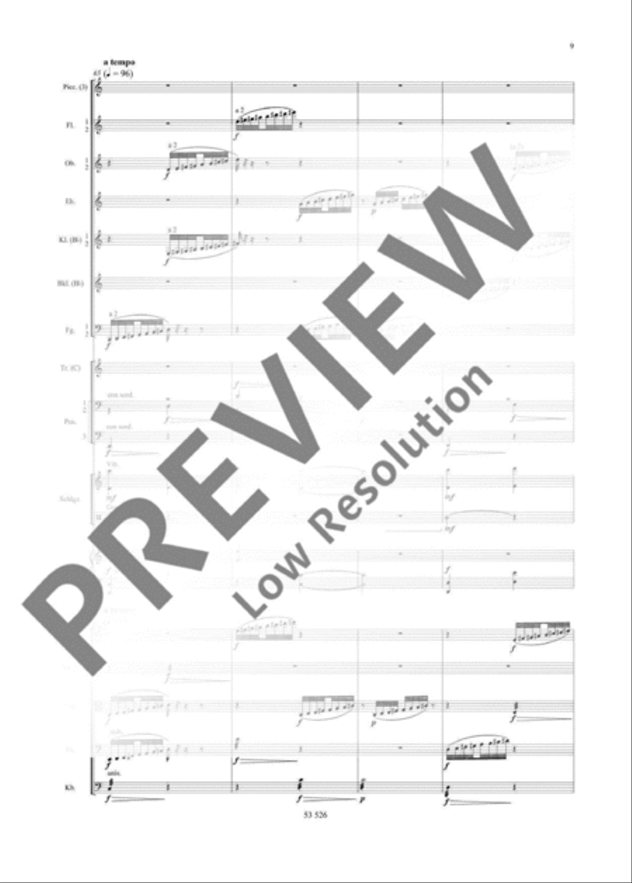 Fantasia gregoriana Orchestra scores gallery preview page 16