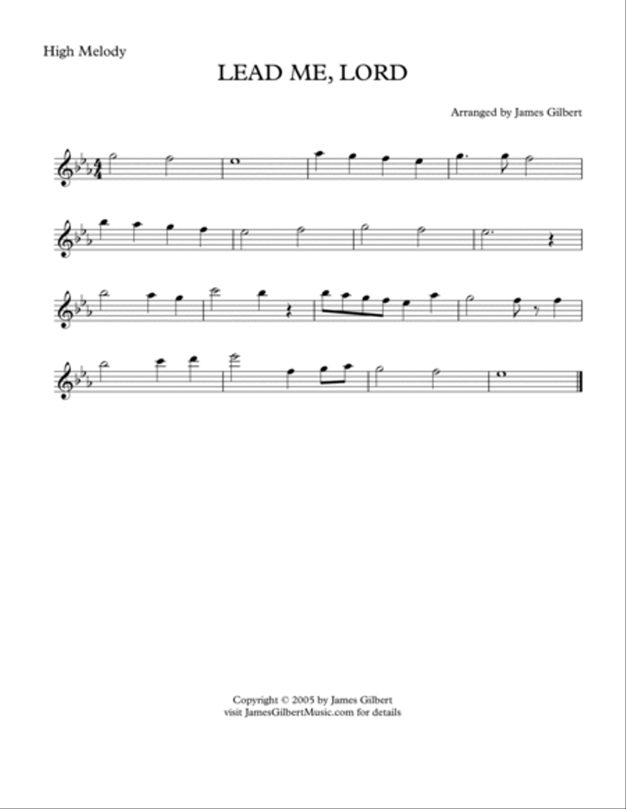 LEAD ME LORD Small Ensemble scores gallery preview page 3