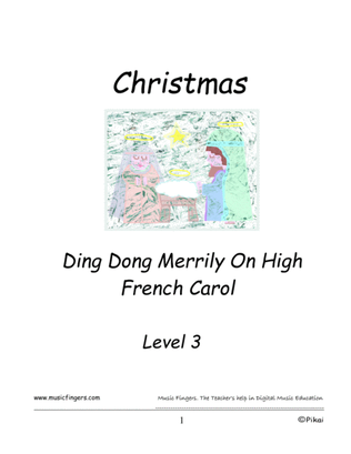 Book cover for Ding Dong Merrily on High. Lev. 3