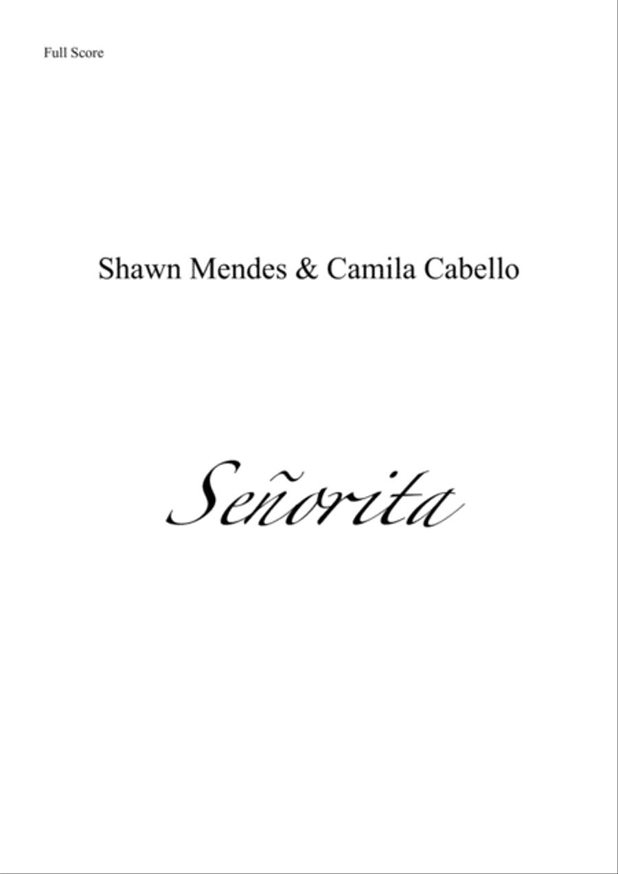 Senorita Small Ensemble scores gallery preview page 1