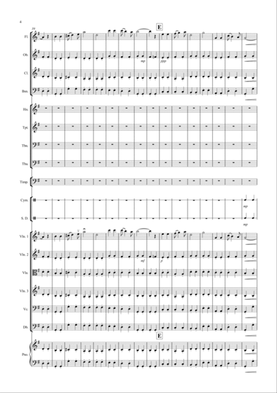Land of Hope and Glory for School Orchestra Full Orchestra scores gallery preview page 4