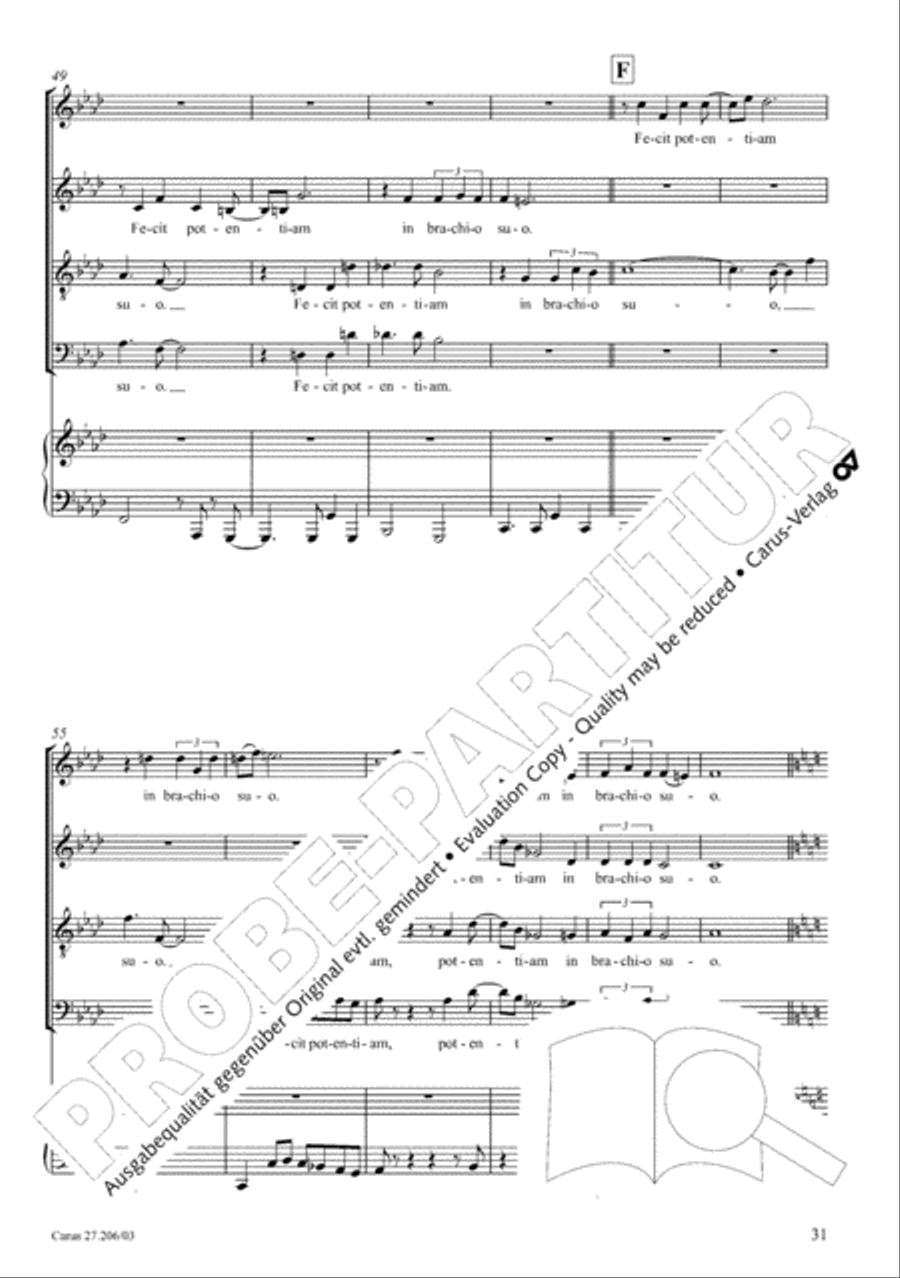 Magnificat 4-Part scores gallery preview page 32