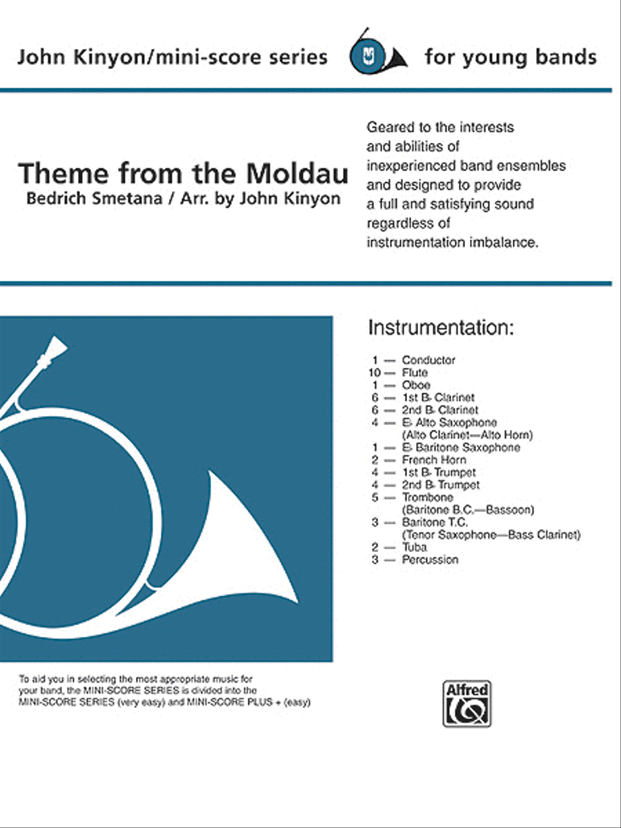 Theme from The Moldau Concert Band scores gallery preview page 1