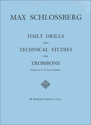 Book cover for Daily Drills and Technical Studies for Trombone