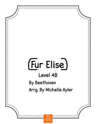 Book cover for Fur Elise - Level 4B