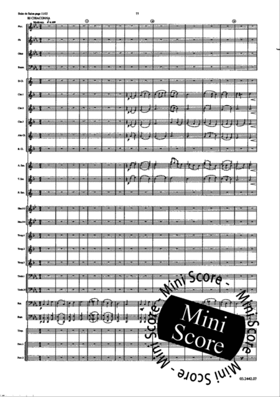 Suite de Salon Concert Band scores gallery preview page 16