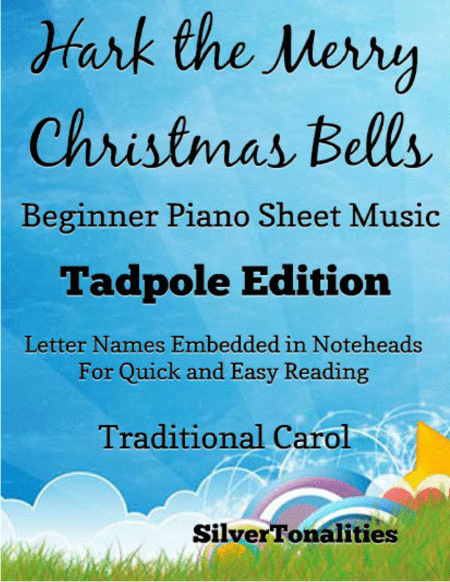 Hark the Merry Christmas Bells Beginner Piano Sheet Music 2nd Edition