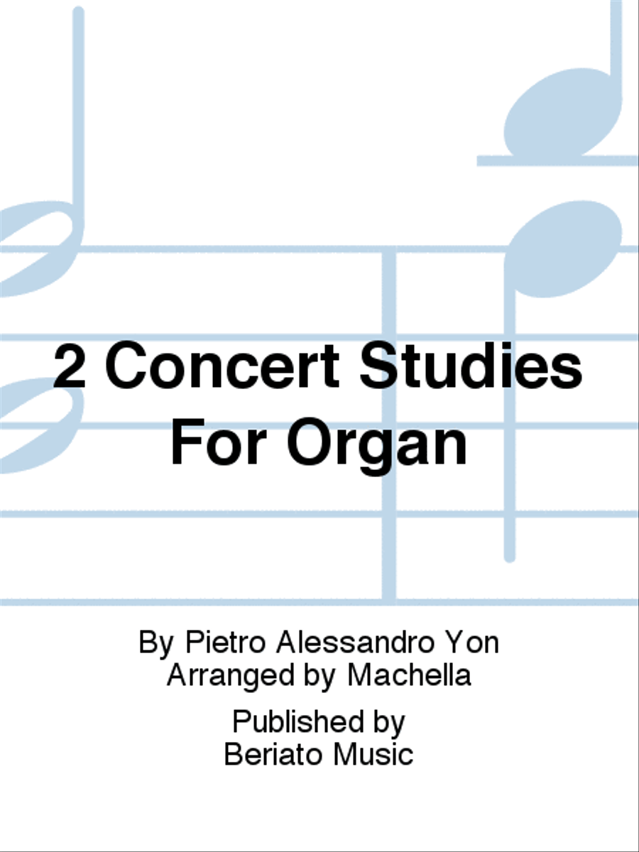 2 Concert Studies For Organ 2 Concert Studies For Organ Organ Solo scores gallery preview page 1