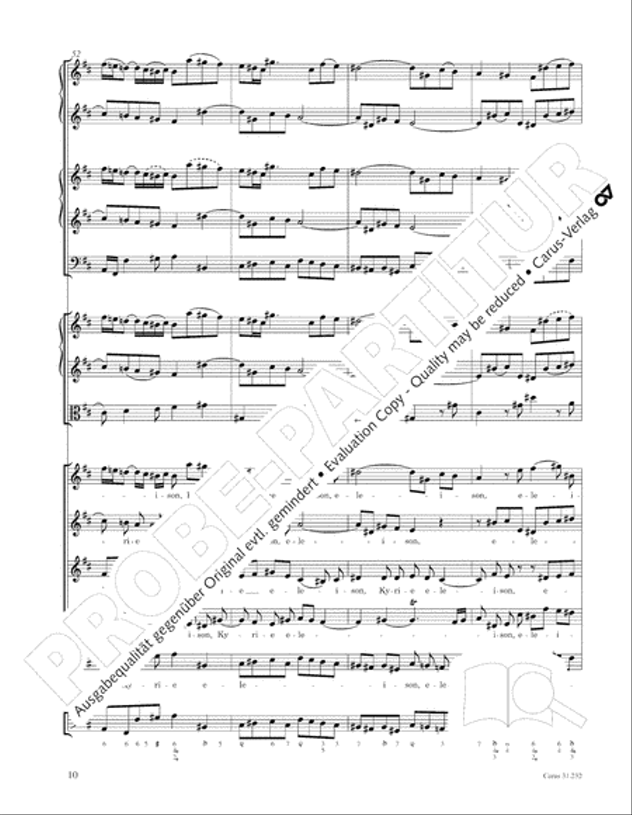 B Minor Mass, BWV 232 (Messe in h-Moll) SSATB scores gallery preview page 21