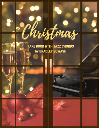 Book cover for Christmas Fake Book with Jazz Chords