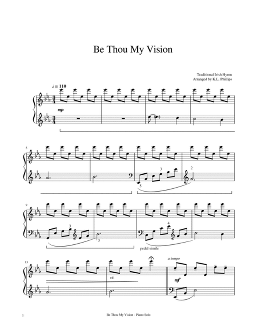 Be Thou My Vision - Piano Solo image number null