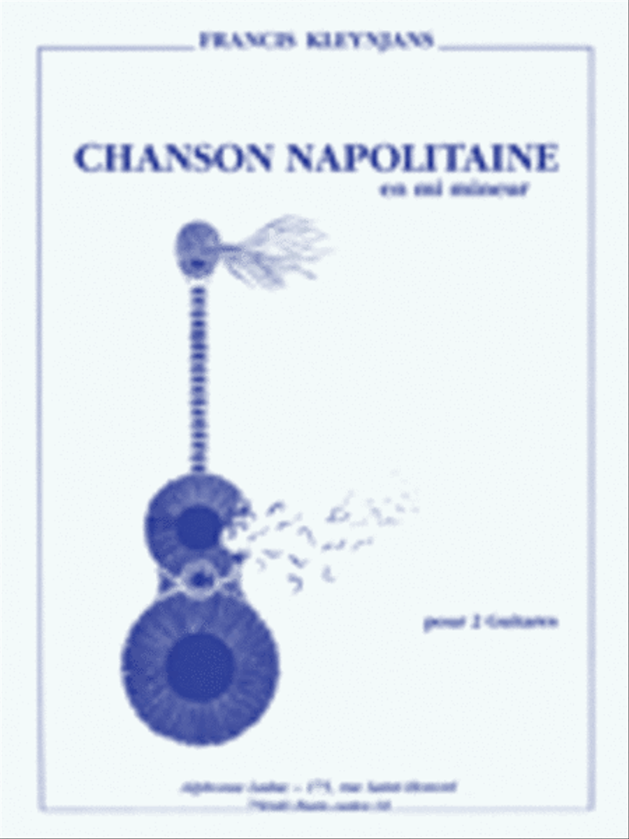 Chanson Napolitaine Op.113 In E Minor (guitars 2) Collection / Songbook scores gallery preview page 1