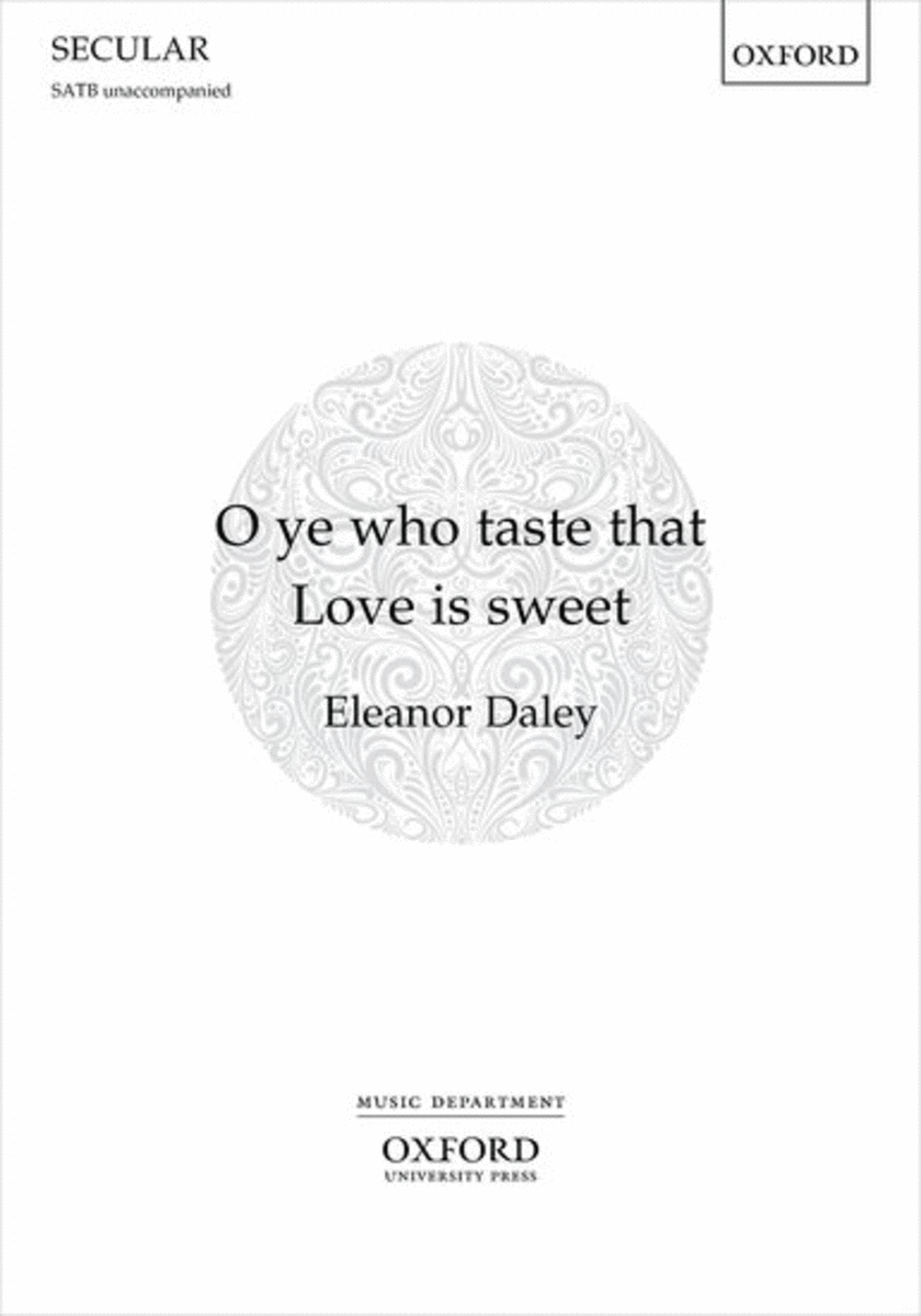 O ye who taste that Love is sweet image number null