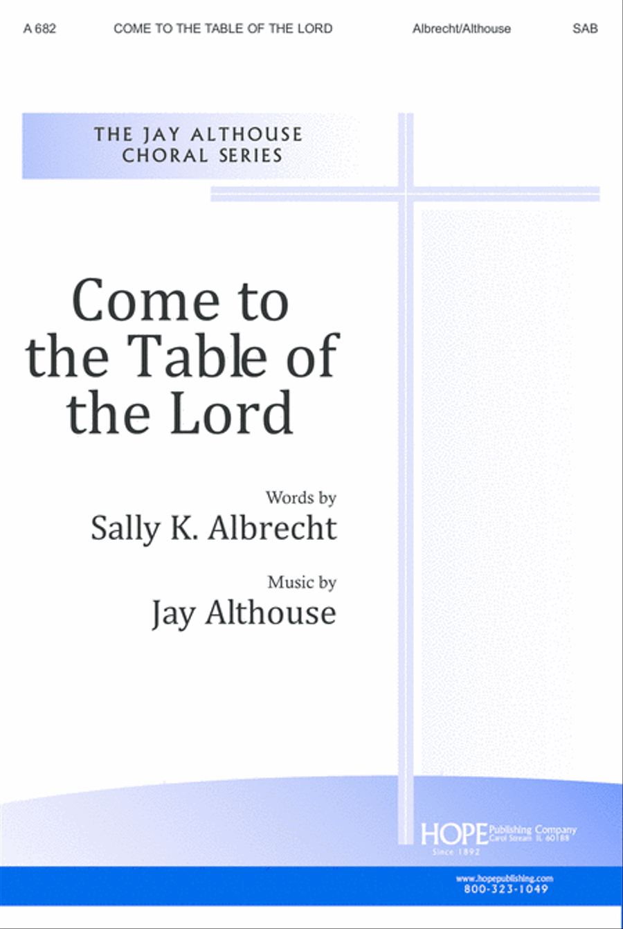 Come to the Table of the Lord - SAB 3-Part scores gallery preview page 2