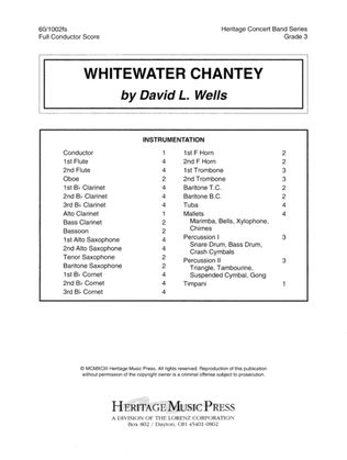 Whitewater Chantey