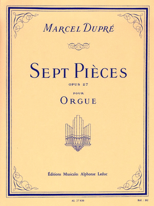 Book cover for Sept Pieces Op.27