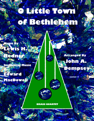 Book cover for O Little Town of Bethlehem (Brass Quartet): Two Trumpets, Horn in F and Trombone