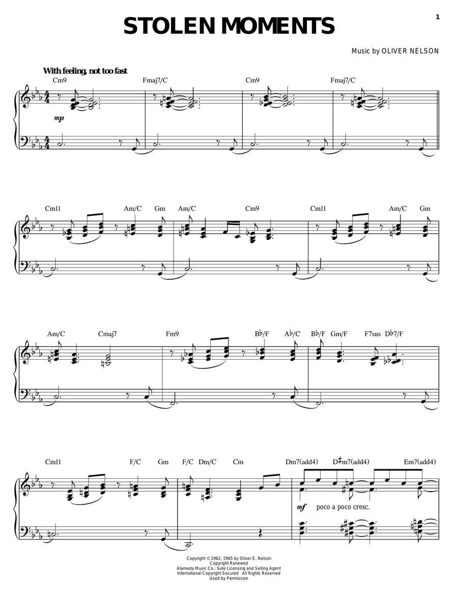 Stolen Moments Guitar scores gallery preview page 1