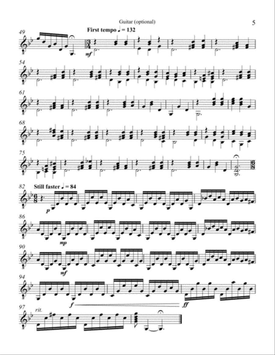 Three Mexican Folk Songs Choir scores gallery preview page 4
