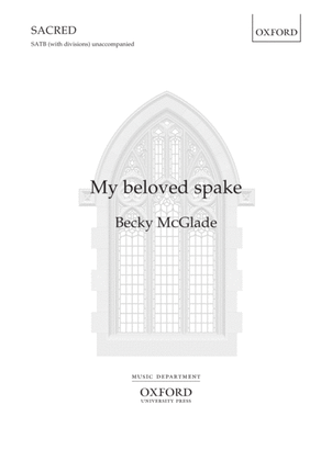 Book cover for My beloved spake