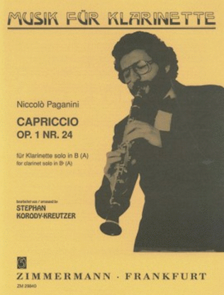 Book cover for Capriccio Op. 1/24