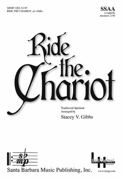Ride the Chariot - SSAA Octavo image number null