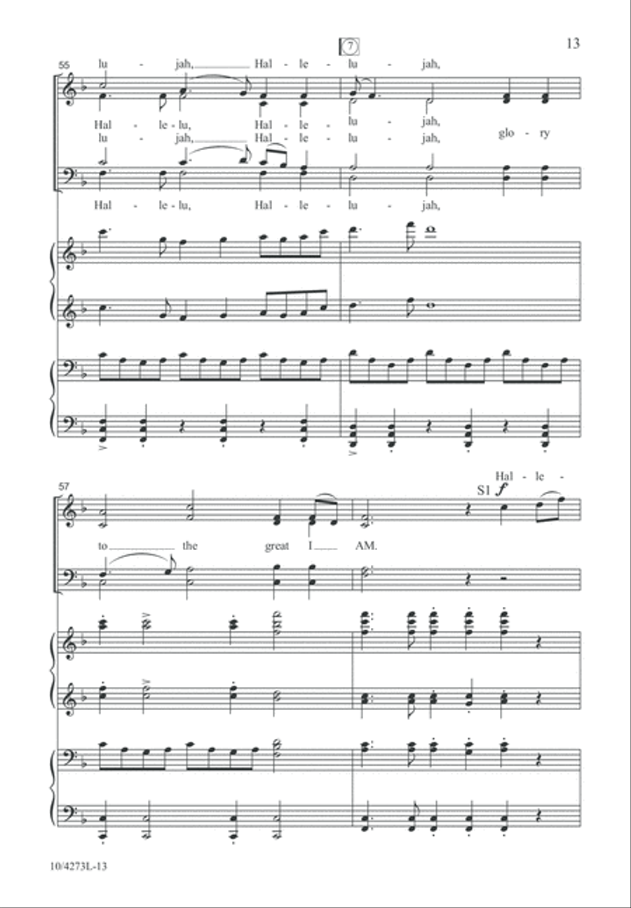 Hark, I Hear the Harps Eternal 4-Part scores gallery preview page 14