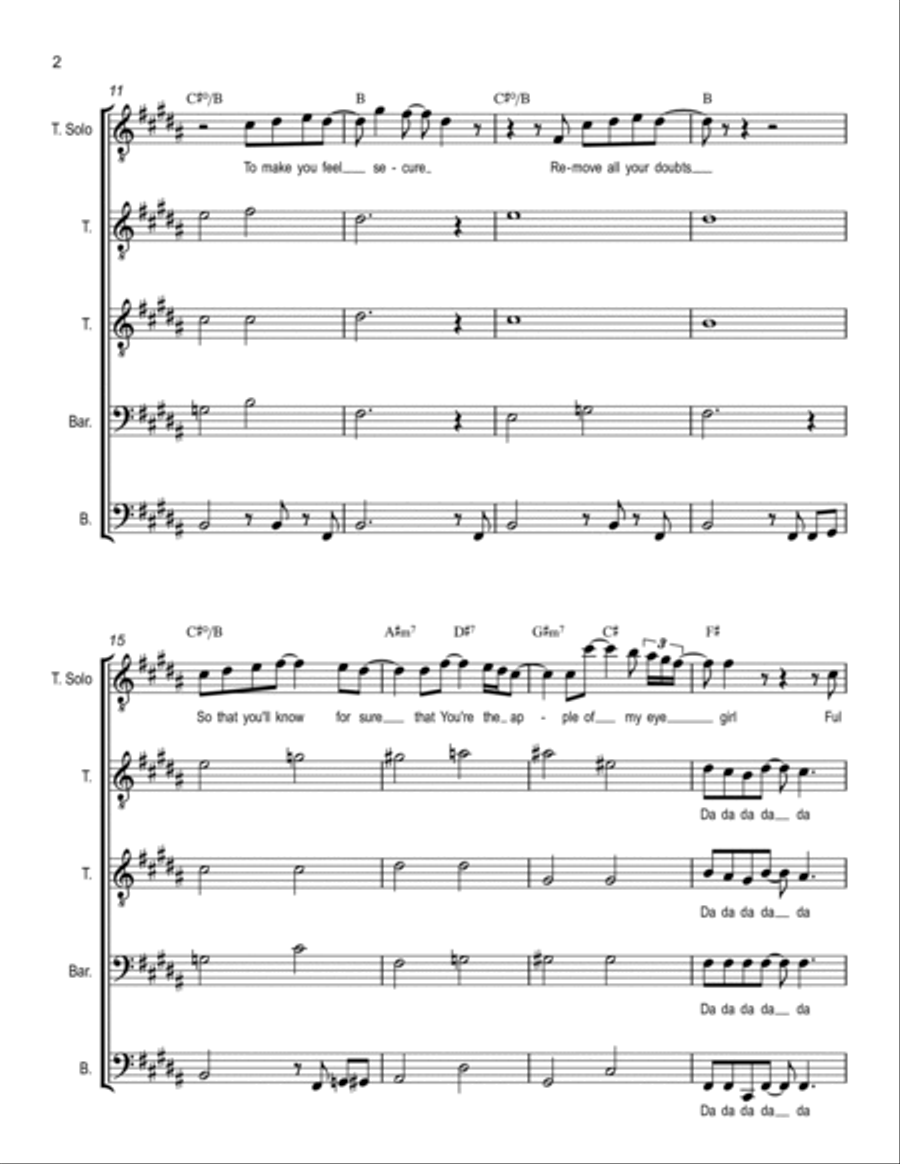 Time Will Reveal Voice Solo scores gallery preview page 2