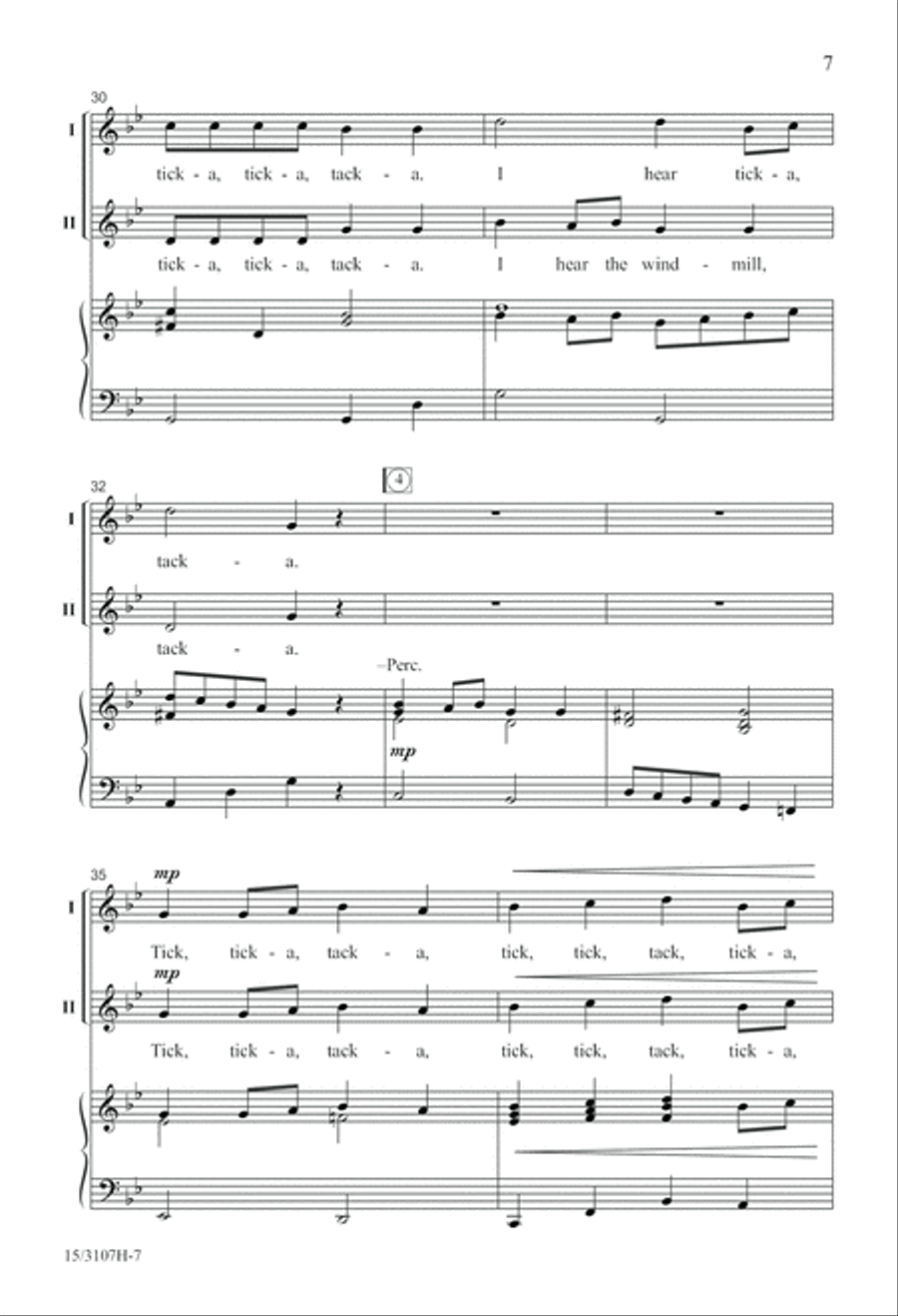 I Hear the Windmill 2-Part scores gallery preview page 8