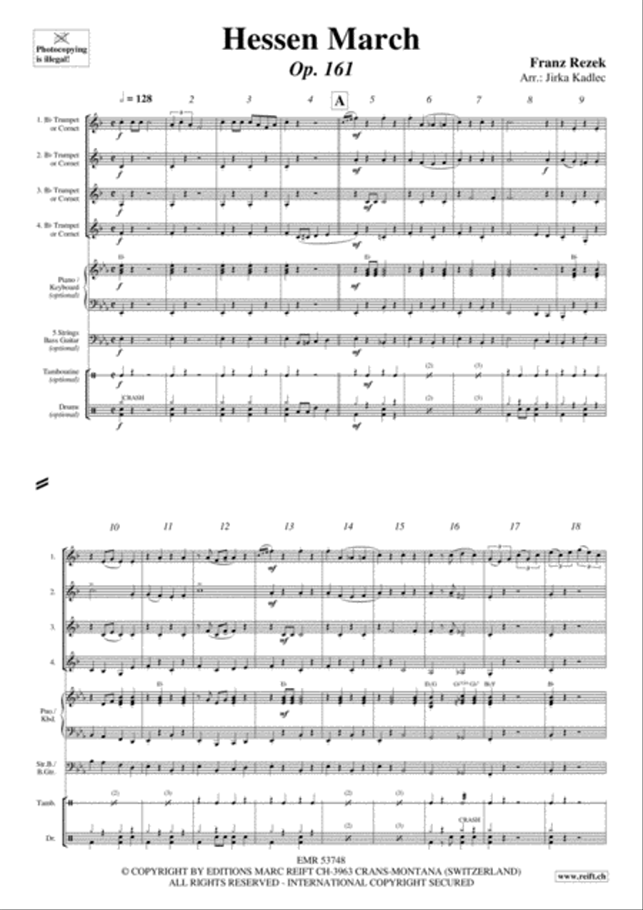 Hessen March Hessen March Cornet scores gallery preview page 3