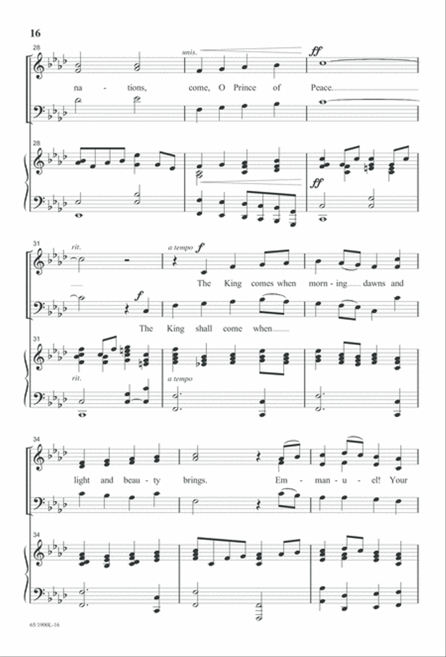 Love's Pure Light 3-Part scores gallery preview page 18