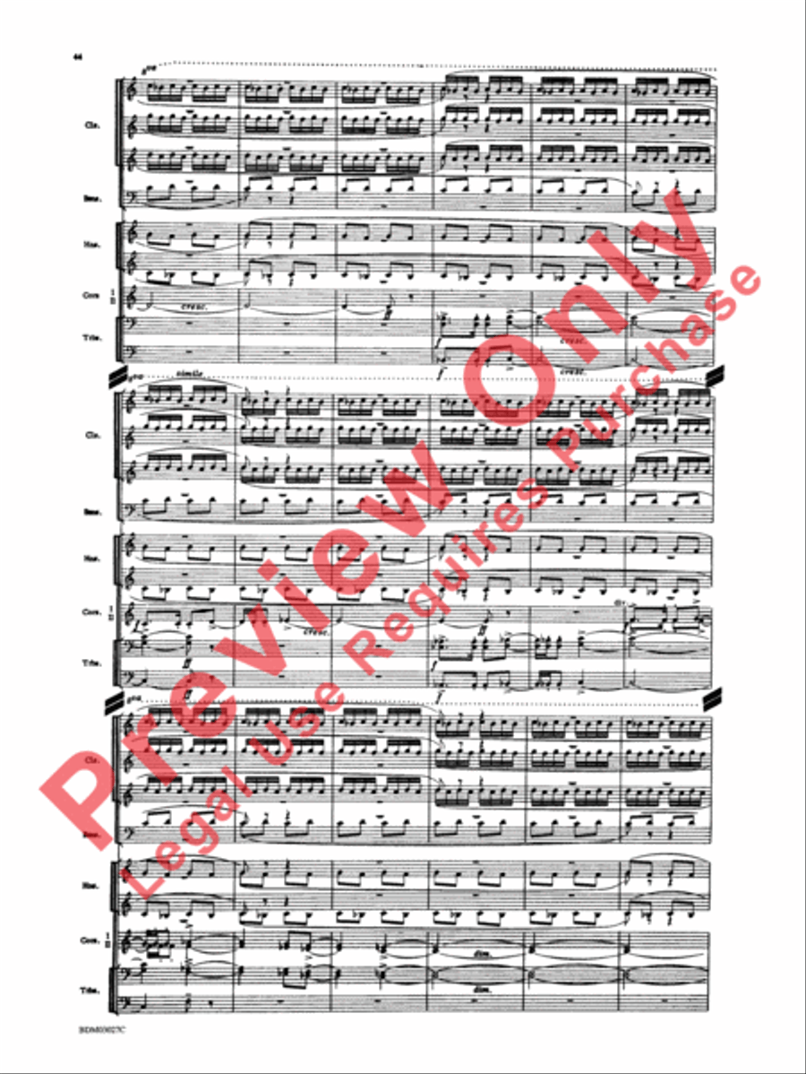 La Fiesta Mexicana Concert Band scores gallery preview page 47