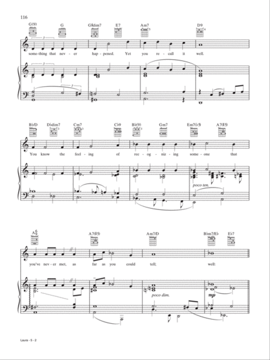 Laura Piano, Vocal, Guitar scores gallery preview page 2