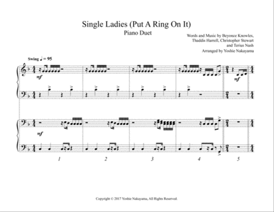 Single Ladies (Put A Ring On It)