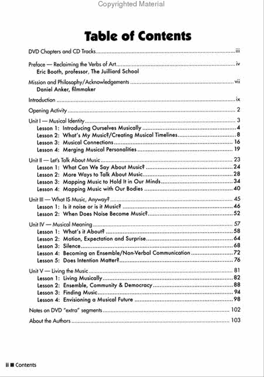 Music from the Inside Out Listening CD scores gallery preview page 2