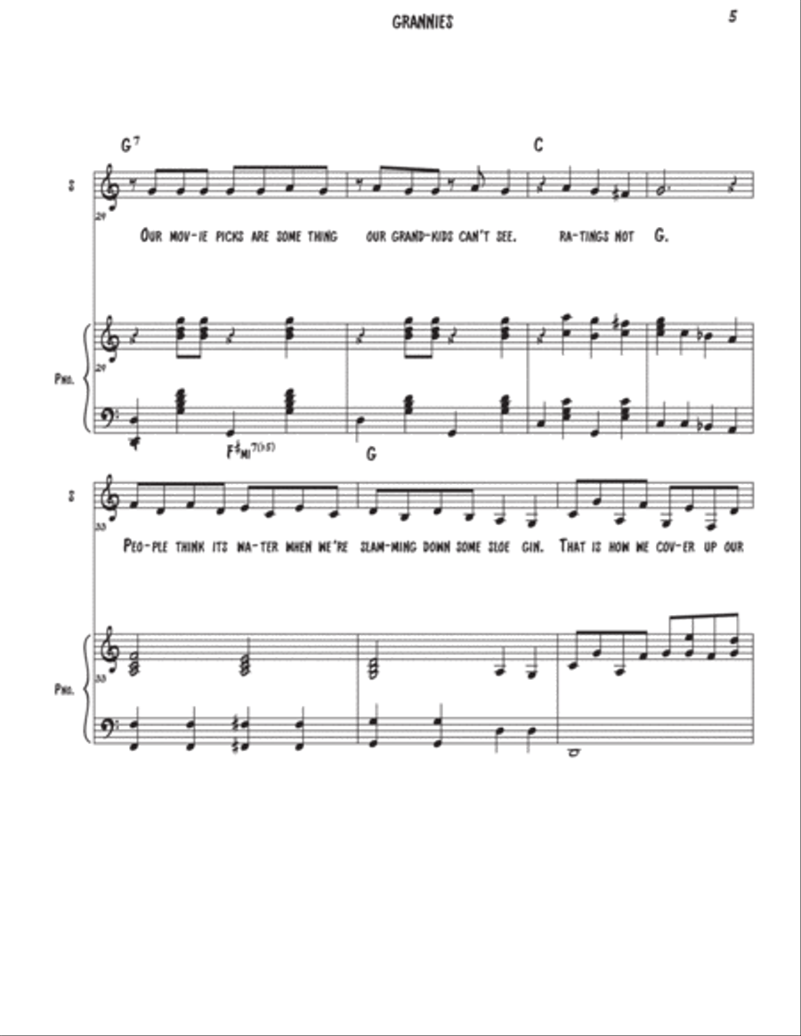 Grannies Voice scores gallery preview page 5