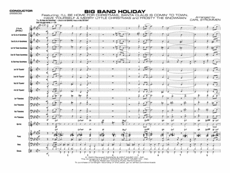 Big Band Holiday: Score