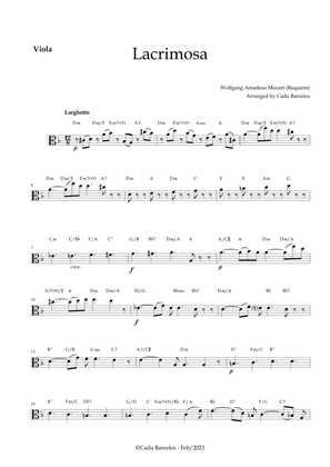 Lacrimosa - Viola and chords (Mozart)