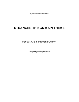 Book cover for Stranger Things Main Title Theme