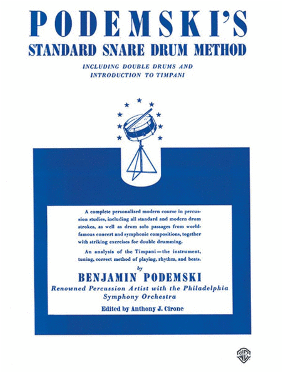 Podemski's Standard Snare Drum Method Snare Drum scores gallery preview page 1