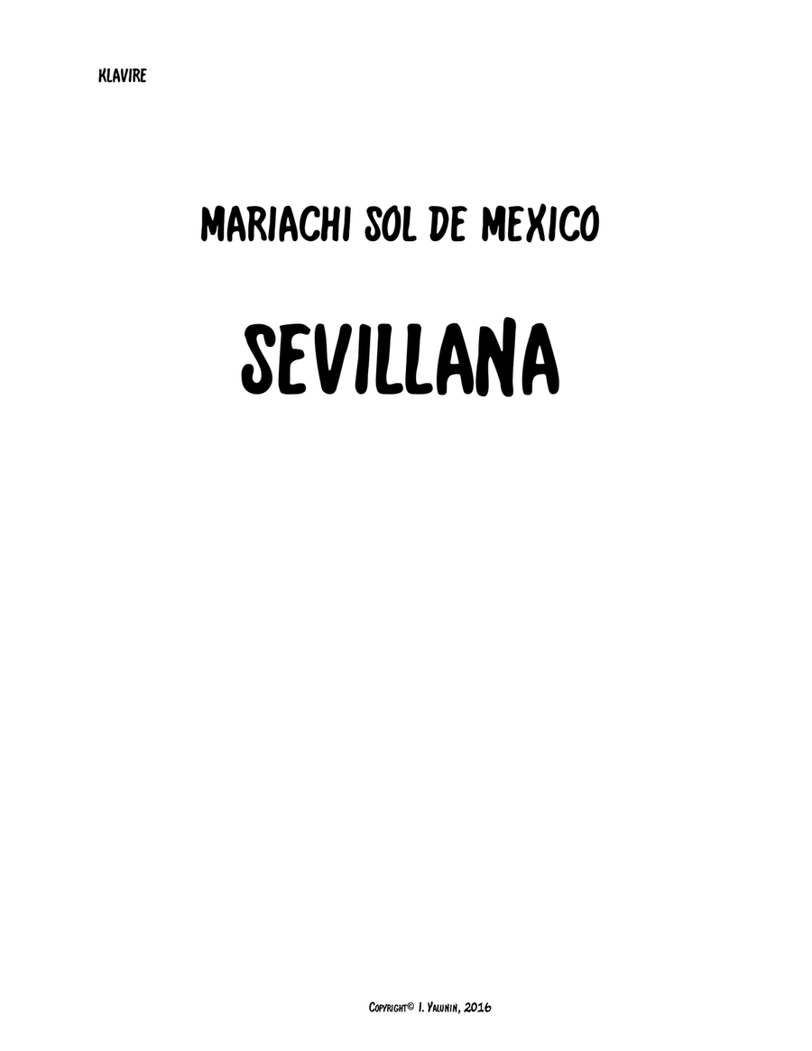 Mariachi Sol de Mexico - Sevillana Trumpet Solo scores gallery preview page 1