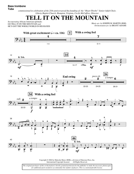 Tell It On The Mountain (from A World Of Christmas) - Bass Trombone/Tuba
