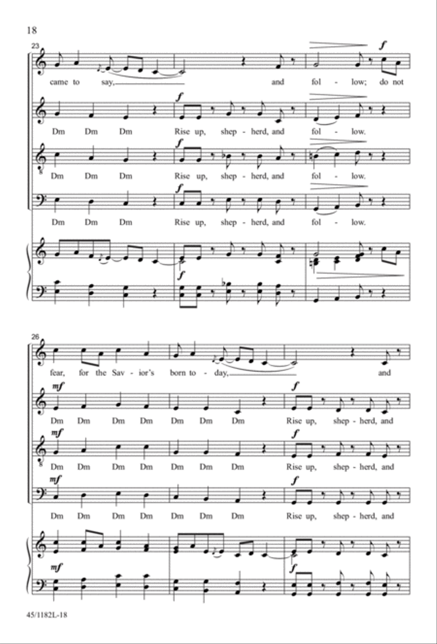 All Around A Cappella 4-Part scores gallery preview page 16