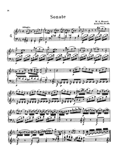 Mozart: Piano Sonata No. 4 in E-flat Major