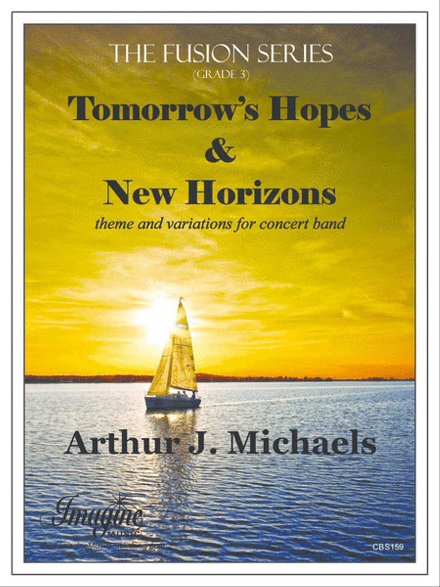 Tomorrow's Hopes & New Horizons Concert Band scores gallery preview page 1